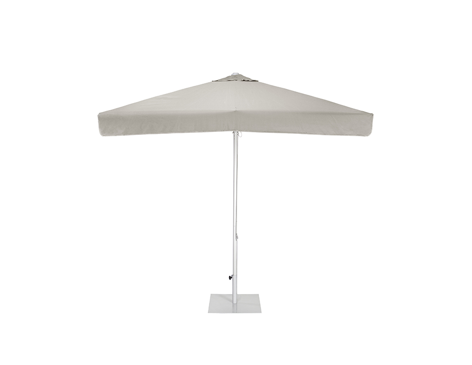 PARASOL GENERICO VIGO 250X250 BEIGE POSTE SILVER