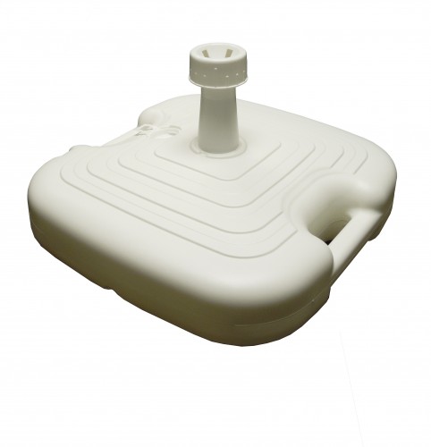BASE PARASOL RELLENABLE BLANCA