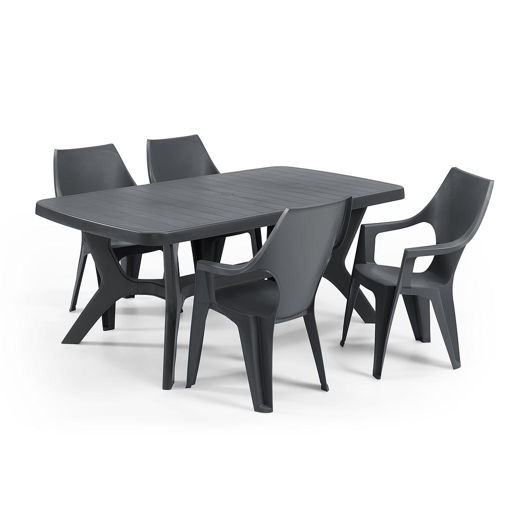 MESA BALTIMORE ANTRACITA 176x100