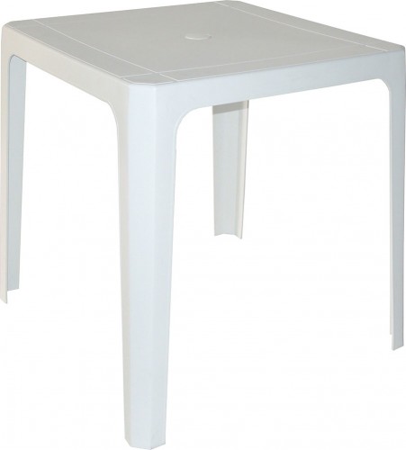 MESA BEACH CUADRADA BAR 70X70 BLANCA
