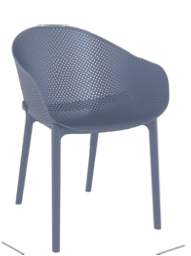 SILLON SKY GRIS ANTRACITA